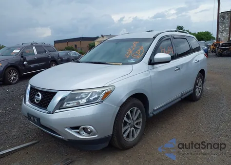 2013 Nissan Pathfinder Sl z USA, uszkodzony, nr VIN 5N1AR2MN9DC614041